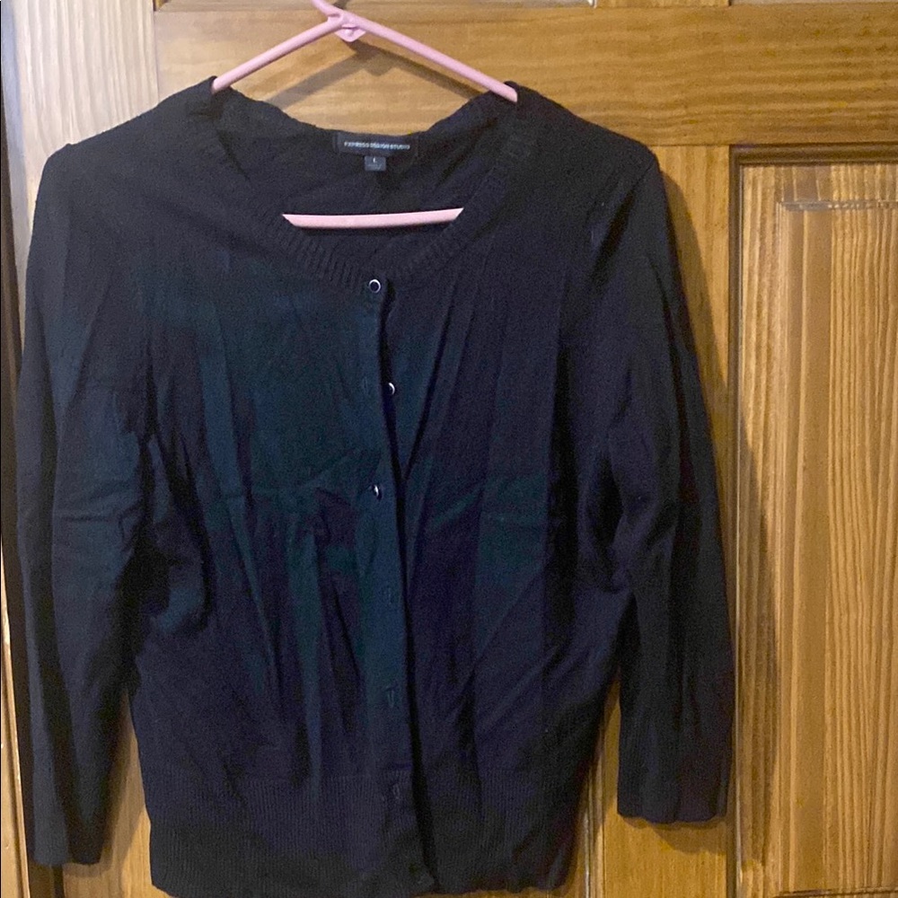 Express Black Cardigan